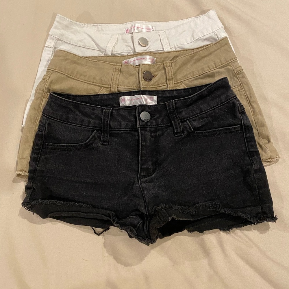 3 pairs of shorts